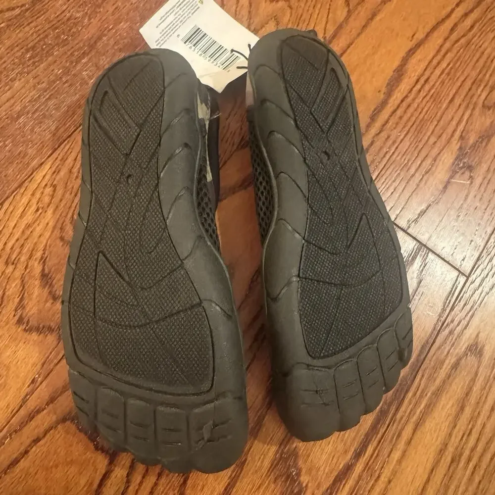 NEW Norty Kids Camo Skeletoe Water Shoes Boys Size 4 Slip-On Aqua Socks Unisex